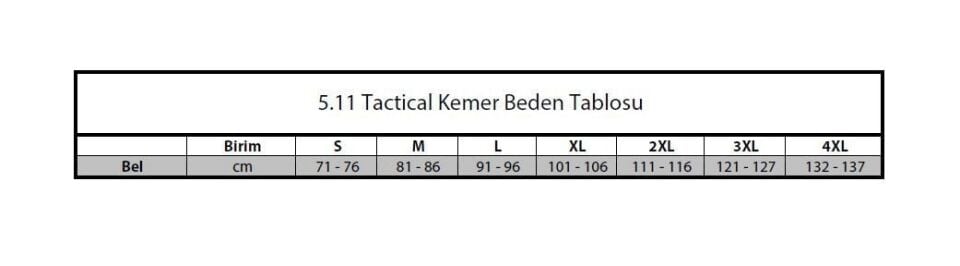 5.11 TRAVERSE DOUBLE BUCKLE KEMER