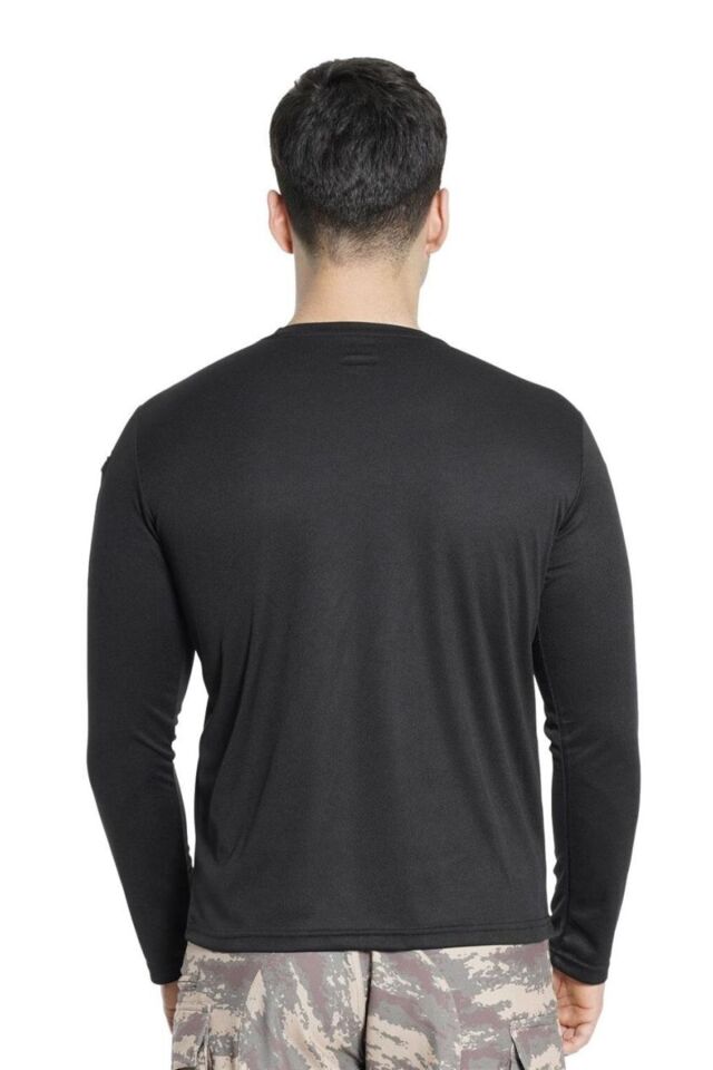 Tactical Uzun Kollu Bisiklet Yaka T-shirt
