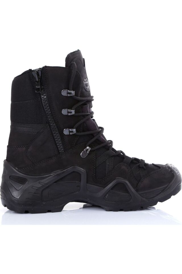 M1491 Fermuarlı Siyah Askeri Bot